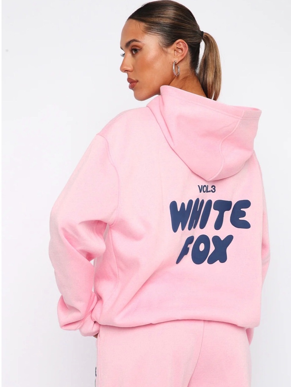 White Fox Boutique XS/S Offstage Hoodie Posy Pink